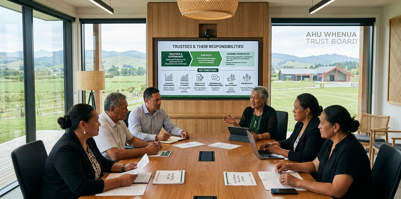 Strategic planning and future development under an Ahu Whenua Trust